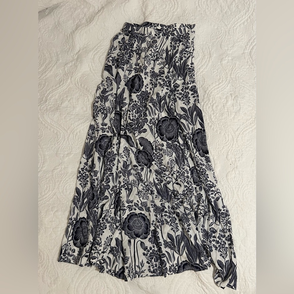 long floral skirt